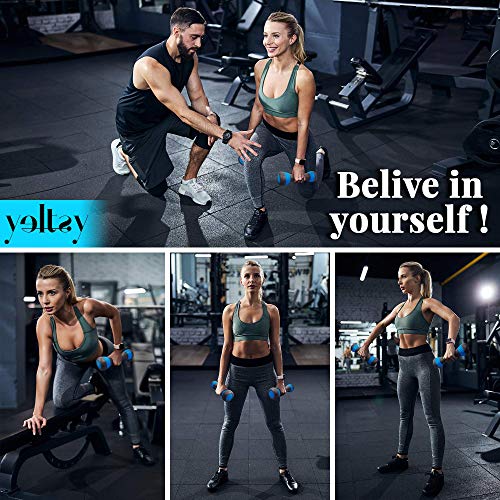 Yeltsy Weights Dumbbells Set for Women, Adjustable Dumbbells Set of 2, Lightweight Hand Equipment Home Gym Office… - Image 2