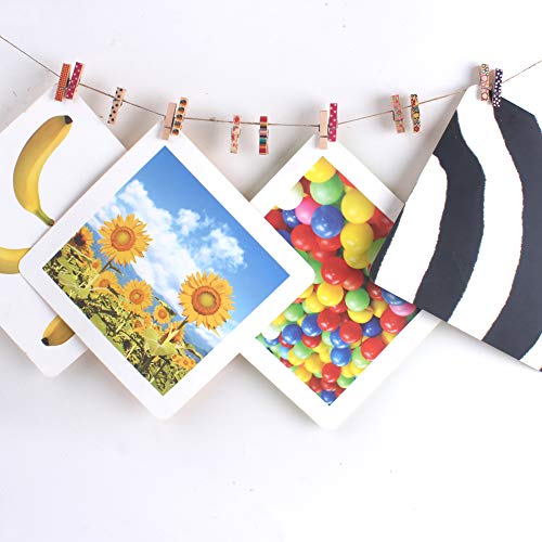 5 ZICOME+100pcs+Colorful+Natural+Clothespin