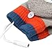Oenbopo New Laptop Women's USB Heated Half & Full Finger Winter Warm Hand Gloves Warmer Wool