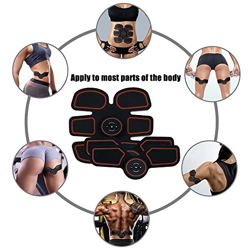 Abs Stimulator,Muscle Toner,Abs Stimulating Belt- Abdominal Toner- Training Device for Muscles-Wireless Portable to-Go Gym Device- Muscle Sculpting at Home- Fitness Equipment for at-Home Workouts