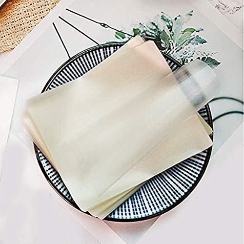 Correct decision All 1000 Pieces Glutinous Edible Rice Paper,Edible Candy Wrapping Wafer Paper Sheets,Translucent and Starchy 1000 Sheets, 3"x2.6"ï¼6x8 cmï¼