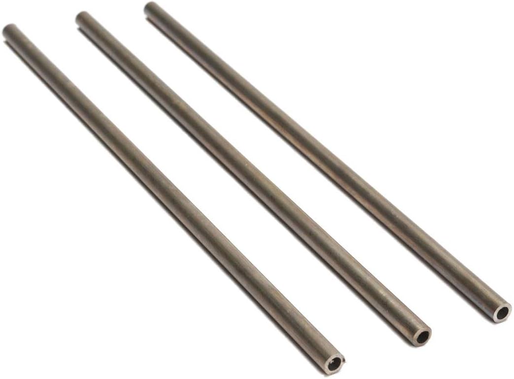 Fevas BMBY-1pc Titanium Grade 2 Gr.2 Tube Pipe Tubing OD 6mm x 4mm ID,Wall 1mm,Length 20cm