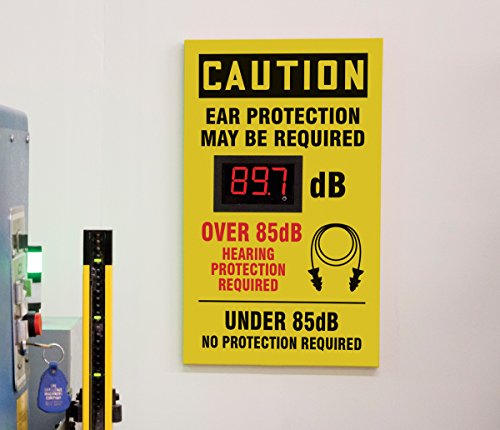 Accuform SCS603 Decibel Meter Sign, 20 x 12 inch - Thumbnail 3
