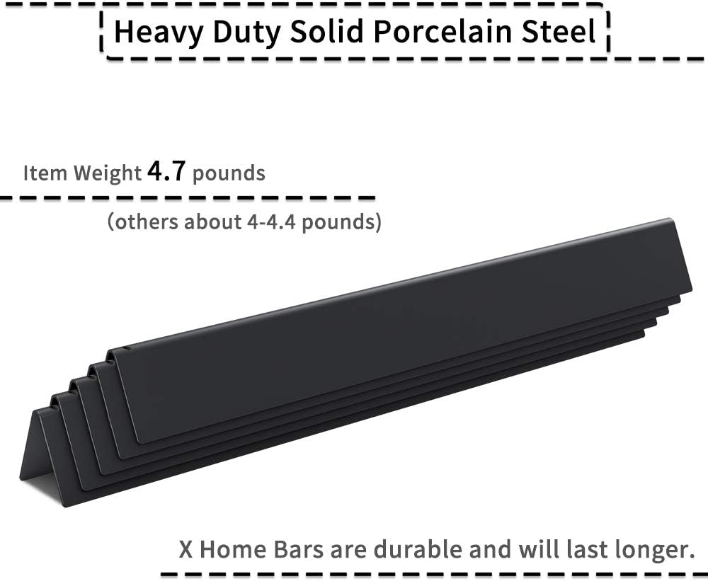 X Home 21.5 inch Durable Flavorizer Bars for Weber Spirit 200 Series, Genesis Silver A, Porcelain Steel, 7534 : Garden & Outdoor