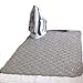 Ironing Quilt Pad 100% Cotton Strong Magnetic Quilted Gray Metallic Surface Protector,great for Traveling To!