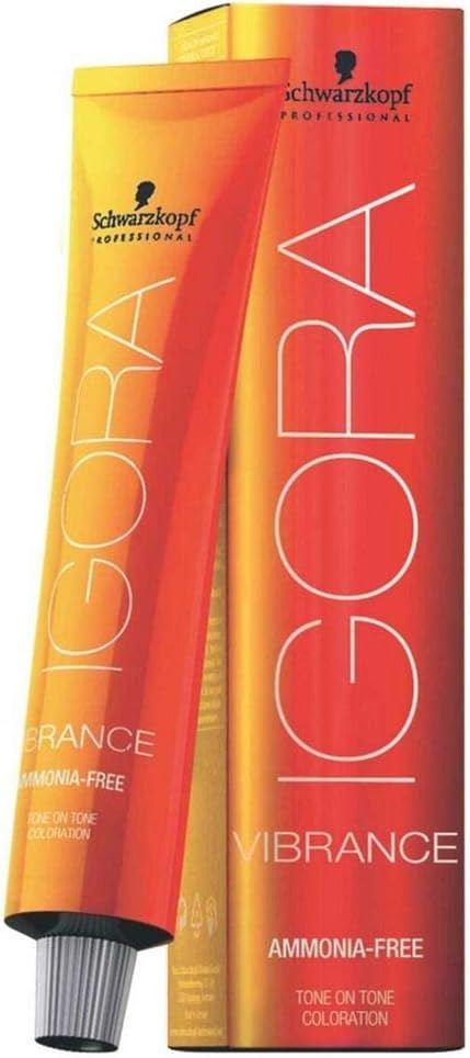 Schwarzkopf Professional Igora Vibrance Tone On Tone Coloration, 6-68, Dark Blonde Chocolate Red, 2.1 Ounce