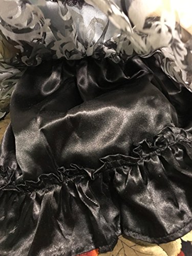 Fits 16" 17" 18" Cabbage Patch Kids Doll Clothes Party Black Gothic Prom Dress NO DOLL