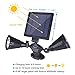 Brizled Solar Spotlights, 2 Modes Motion Sensor Solar Security Lights, 12 LED Outdoor Flood Light Dual Head 360 Degree Rotatable, IP65 Fully Weather Resistant for Wall, Garage, Patio and Deck, 2 Pack