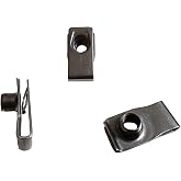 M8 Long Stainless Steel U -Style Clip-On Nut,U-Type Fasteners (Pack of 20)