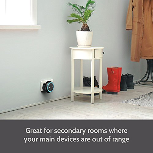 Ellipsis Smart Speaker, Plug-in Smart Speaker with Amazon Alexa, Smart Home Control Device