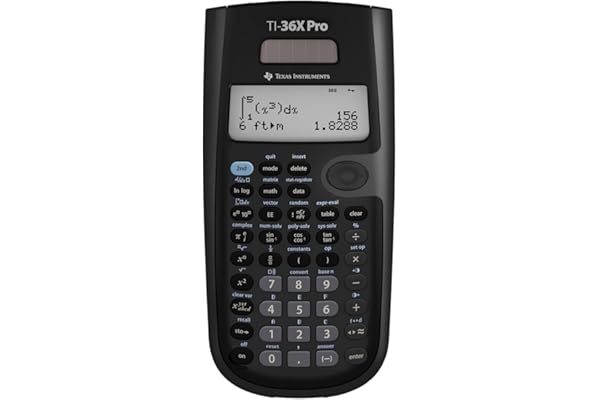 Texas Instruments TI-36X Pro Engineering/Scientific Calculator, Black, 9.7 Inch