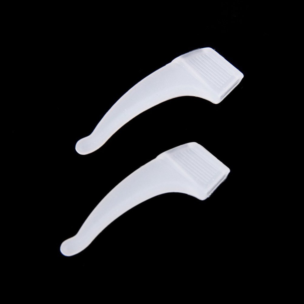 blanco Ganchos de silicona antideslizantes para sujetar las gafas 2