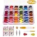 YIROCK Embroidery Floss Kit for DIY Friendship Bracelet Strings - 149 PCS Craft Threads, 108 Full-Color Cross Stitch Threads and Fabric, Portable Floss Thread Set with Tools Girls Gift for Starters