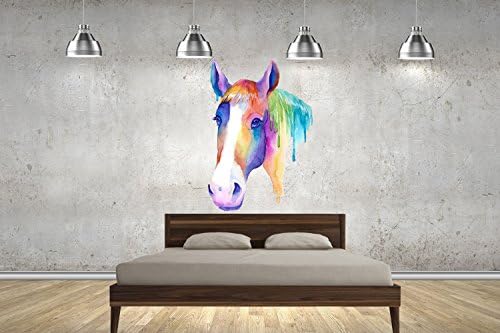 Customise4U Watercolour Horse Wall Stickers Wall Art Transfers Decals