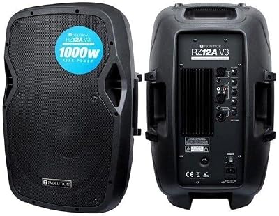 AVC Designs RZ12A V3 Portable 12 inch 1000W Active PA Speaker