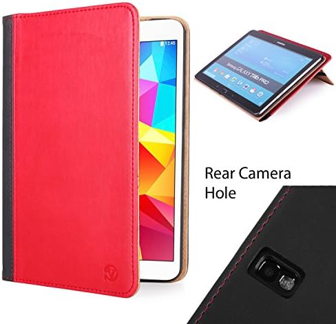 Mary Executive Leather Portfolio Case [Stand] [Rear Camera Hole] For Samsung Galaxy Tab 4 10.1 ( SM-T535 / SM-T530 / SM-T531 )