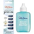 Sally Hansen Instant Cuticle Remover and Salon Effects HYP-Nautical Press On Nails Kit, Nail Treatment and Manicure Set