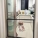 Magic Gate for Dogs, Pet Safety Gate Dog Mesh Gate Safety Guard Gate for Stairs, Outdoor and Doorways Pet Isolation Net Safety Fence Install Anywhere, As Seen As On TV