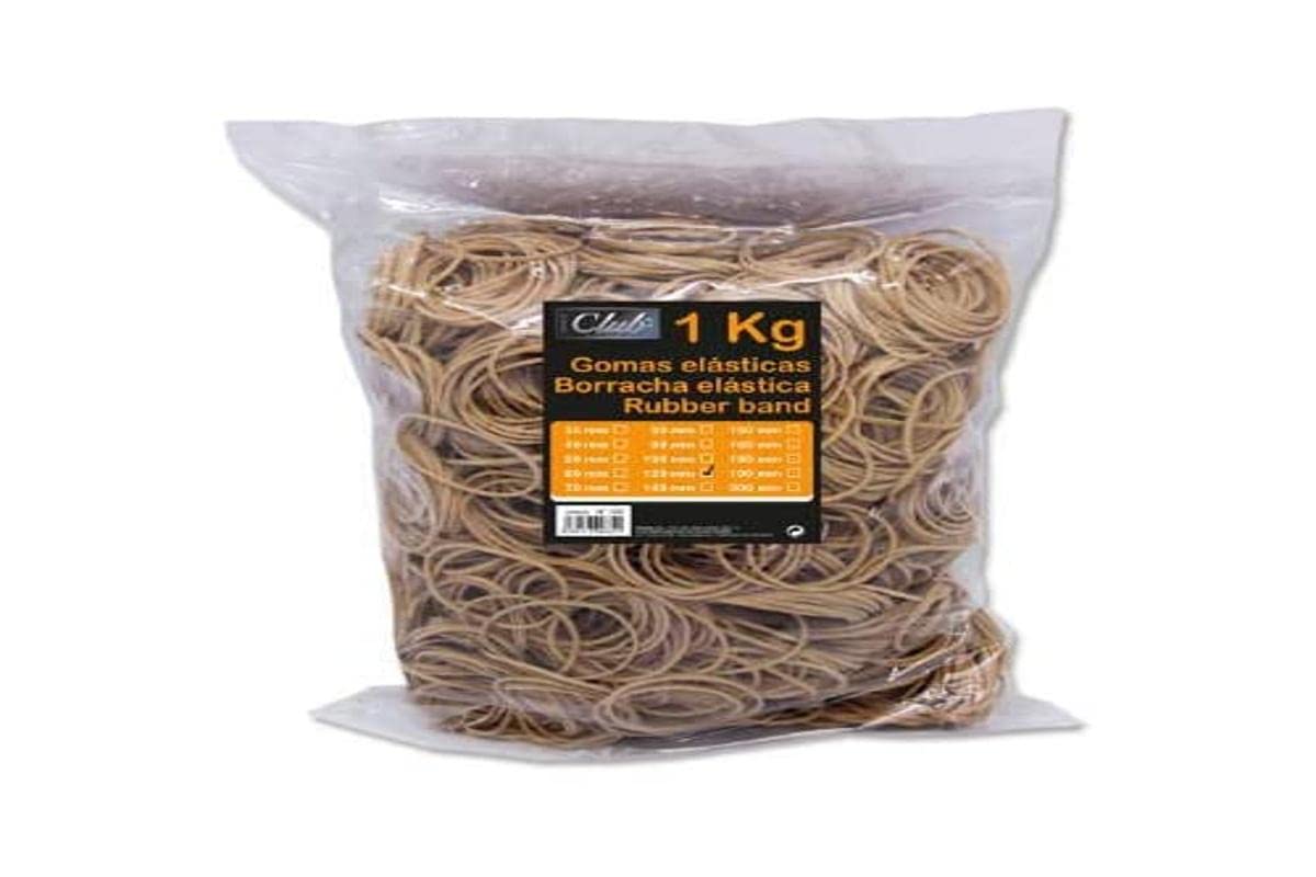 Bismark 152124 - Elastic Bands 12 cm - Bag of 1kg