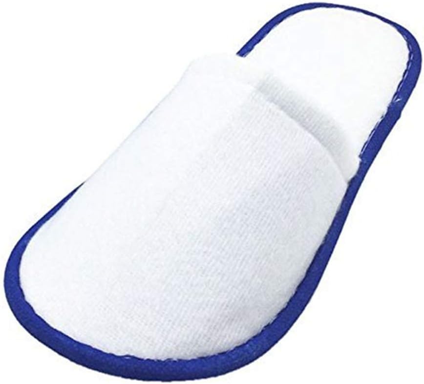 white towelling slippers