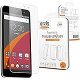 Orzly - Premium Tempered Glass Screen Protector for WileyFox Swift SmartPhone (Original 5" HD Screen Version / 16GB ROM Model - 2015) - 0.24mm Protective Oleophopbic Screen Guard - Transparent