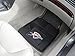 FANMATS 9414 Oklahoma City Thunder 2-Piece Heavy Duty Vinyl Car Mat Set, Front Row Floor Mats, All Weather Protection, Universal Fit, Deep Resevoir Design