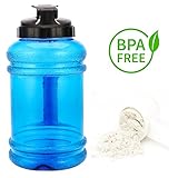 2.2 L BPA Free Water Bottle Half Gallon Water Jug Big Capacity Water Keg Water Storage for Gym,Outdoor Sports,Hiking ,Bodybuilding,Fitness by Colleer