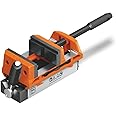 Fein VersaMag Magnetic Vise Set with an Innovative Two-Rotor System for Secure Clamping - 1-9/16" Jaw Height, 4-1/4" Clamping Range, 1,754 lbs Holding Force - 90701004020