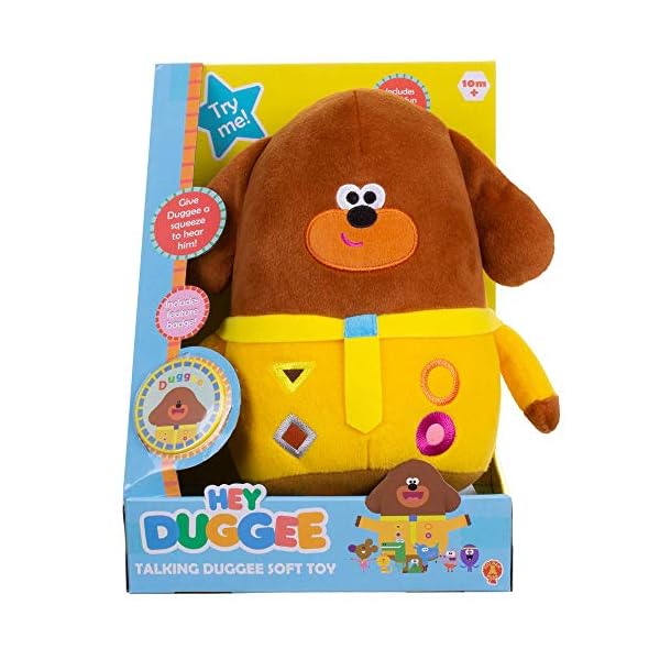 Hey Duggee Talking Soft Toy, Brown