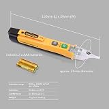 Martindale NC2 Non-contact Voltage Tester Yellow 200V-1000V AC Audible LED view 5