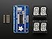 Display Development Tools Quad Alphanumeric Display - Red 0.54 Digits w/ I2C Backpack (1 piece)