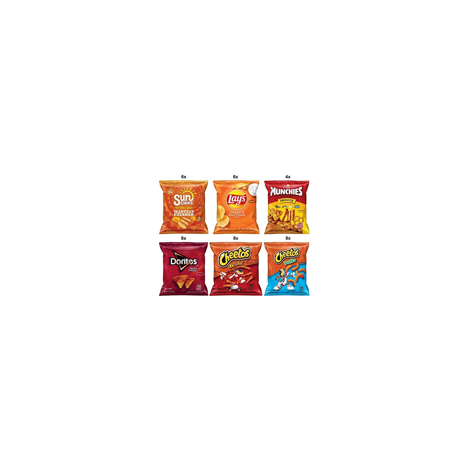 Frito Lay Cheesy Mix Variety Pack, 40 Count
