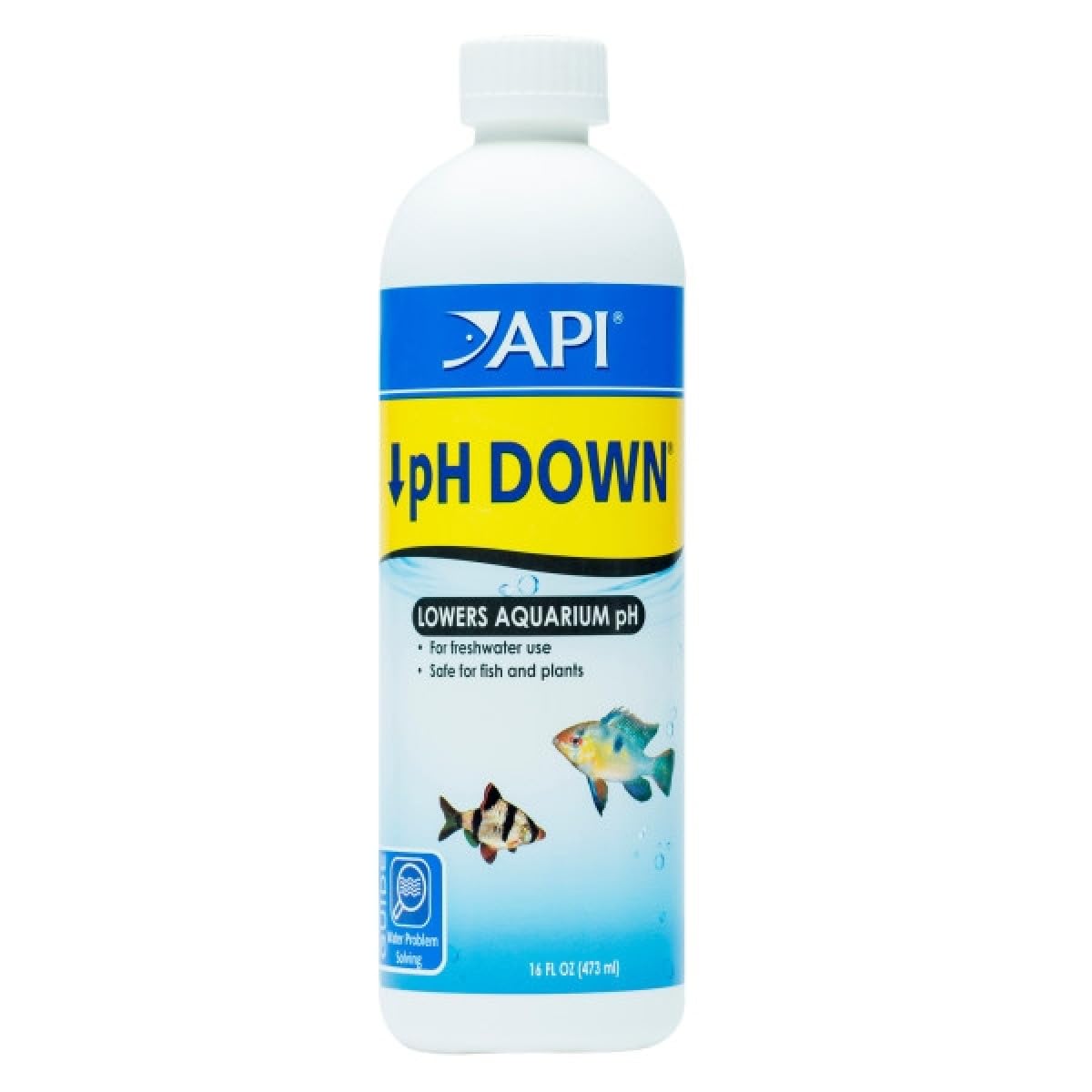 API Aquarium Pharmaceuticals 30B pH Down Aquarium pH Adjuster, 16 oz, Model Number: 17163020301, Hook