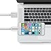 ESK (TM) 3 Pack Certified Nylon Braided 8 Pin Lightning to USB Cable (6 Feet / 2 Meters)