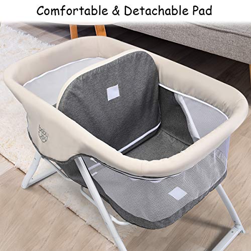 BABY JOY Rocking 2 in 1 Lightweight Travel Cradle w