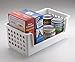Rubbermaid Slide 'N Stack Basket, 14-inch, White (FG5582RDWHT)