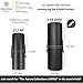 Makeup Brush Holder by The Aurora Collections, Compact Design Serves Multiple Needs - Travel Jewelry Case, Pencil Case or Holder, and Toiletry Bag - Hard Leather Cup for Protection!