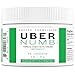 Uber Numb 5% Lidocaine Topical Anesthetic Cream Advanced Formula Rapid Absorption Non-Oily (2 Ounce (NCR))