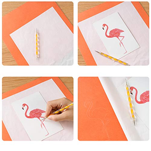 150-pieces-white-carbon-transfer-paper-tracing-paper-carbon-graphite