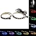 SUPERNIGHT USB Bias Lighting - LED TV Backlight Strip - 2pcs x 3.3ft 15leds 5050 RGB LED Strip Light with Remote Controller