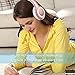 BODECIN Wireless Bluetooth Headsets, Skin Friendly Leather 3D Over-ear Stereo Sound Sport Bluetooth 4.1 Headphones for iPhone/iPad/Android Build in Mic Support TF Card(Rose Gold)