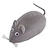 FunsLane Realistic Mouse Pull Back Toy, Emulation Toy For Kid Pet Cat Dog Play Toy, Gray