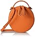 Amazon Brand - The Fix Hampton 2 Crossbody Leather Circle Bag, sorbet
