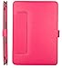 MOSISO MacBook Air 13 inch Case, Premium PU Leather Book Folio Protective Stand Cover Sleeve Compatible with MacBook Air 13 inch A1466 / A1369 (Older Version Release 2010-2017), Rose Red