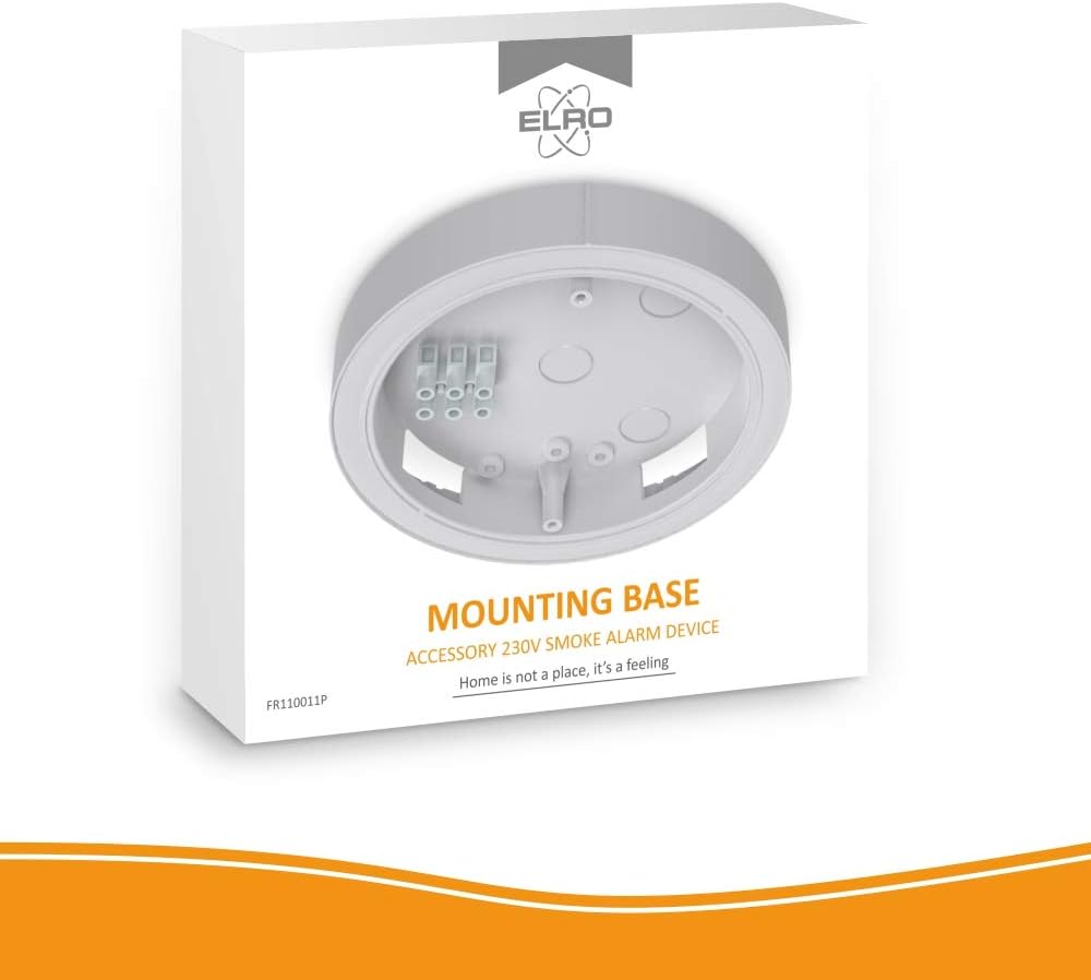 ELRO FR1100P Mounting plate for ELRO FS1105P 230V smoke detector, White - Image 4