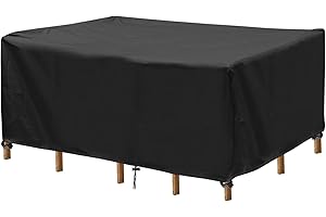 Patio Furniture Cover, Outdoor Furniture Cover, Rectangular Patio Table Cover, Outdoor Lounge Sofa Cover, 420D Waterproof and