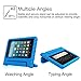 Fintie Shock Proof Case for all-new Fire 7 Tablet (7th Generation, 2017 Release) - Kiddie Series Light Weight Convertible Handle Stand Kids Friendly Cover, Blue