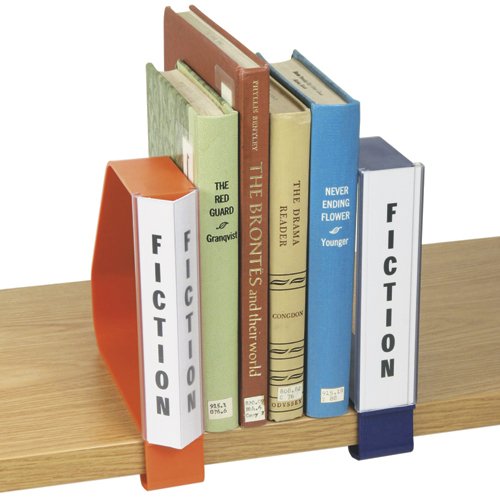 Clip-on Plastic Book Supports 6 1/2 inch - Orange