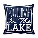 HogueArtStore Go Jump In The Lake e:366 Retro Cotton Pillow cover for sofa 18-Inch