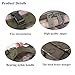 3P Tactical Military Backpack, Feskin 25L Superior Waterproof Wearable Durable Double Shoulder Bag for Kids Camping, Climbing, Hiking, Shooting Outdoor Sports - CP Camouflage